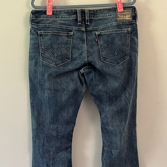 Levi's Low Twist Denim Blue Jeans sz 32W - Picture 7 of 11